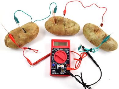 science fair potato battery|Potato Battery: How to Turn Produce into Veggie Power!.